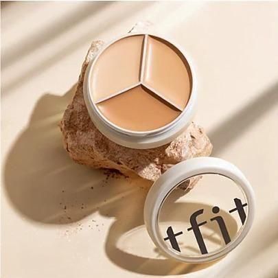 T Fit Cover Up Pro Concealer | Cream Natural Concealer | 3 In 1 Concealer Palette Full Coverage | Hides Blemishes, Flaws & Dark Circle | Long-Lasting  (Pack of 2)