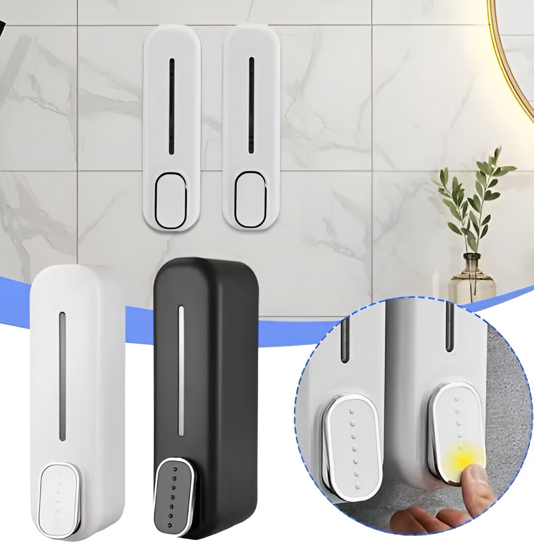 Press Wall-Mounted Dispenser Soap Manual