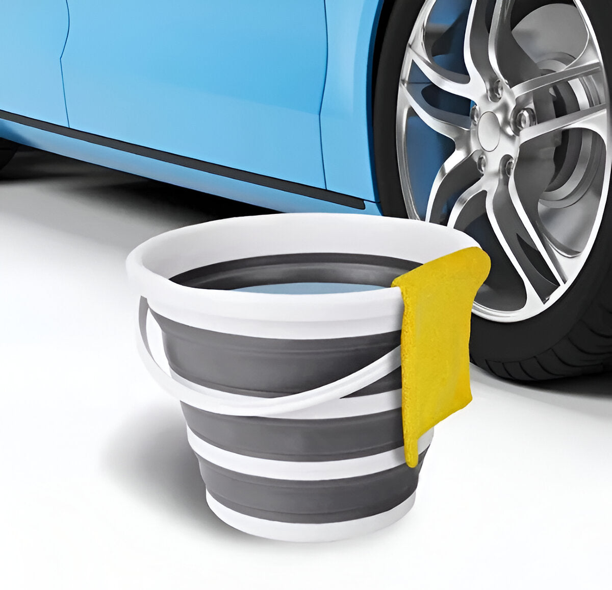 PVC Coated Collapsible Foldaway Bucket