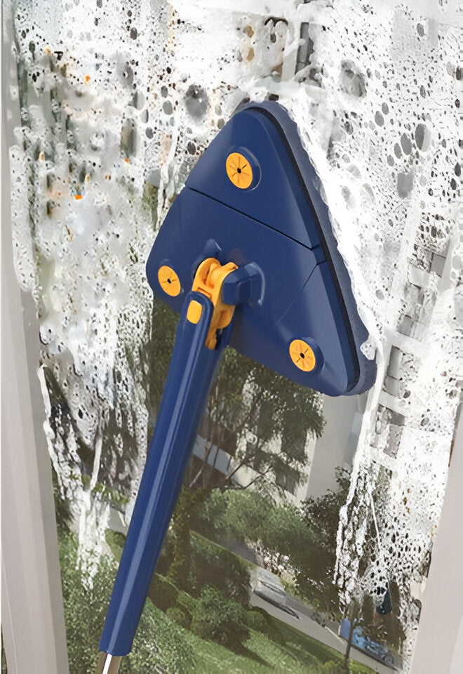 Blue Squeezing 360° Rotatable Adjustable Cleaning Mop